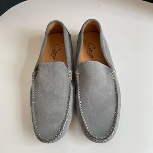 Carro Positano NWOT Gray Suede Men's Loafers Made in Italy 43 US 10